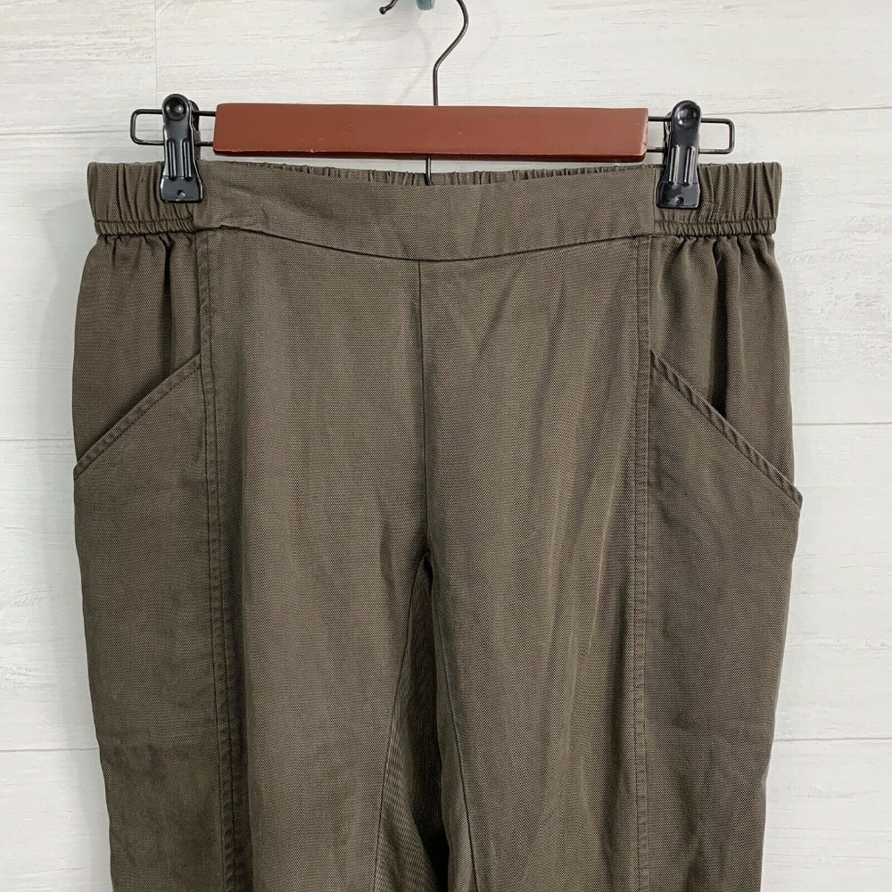 Silence & Noise Brown Chambray Jogger Pant - Picture 2 of 6